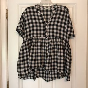 Flowy short sleeve tunic